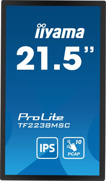 Actual product image iiyama Dis Public 22 TF2238MSC-B1 TOUCH (1920 x 1080 pixels, 22")