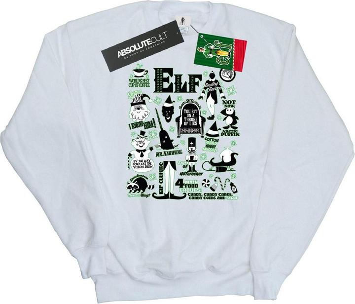 Produktbild Elf Infographic Poster Sweatshirt (M)