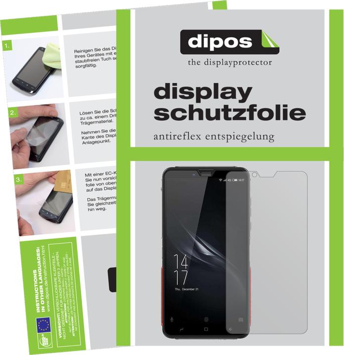 Produktbild Dipos Displayschutzfolie Antireflex (2 Stück, Elephone Soldier)