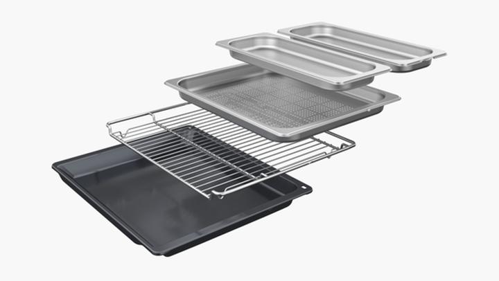 Produktbild Bosch Hausgeräte Bosch Serie 8, Einbau-Dampfbackofen, 60 x 60 cm, Schwarz HSG7261B1