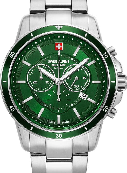 Actual product image Swiss Alpine Military 7089.9134 Chronograph Men's Watch 44mm 10ATM (Chronograph, 44 mm)