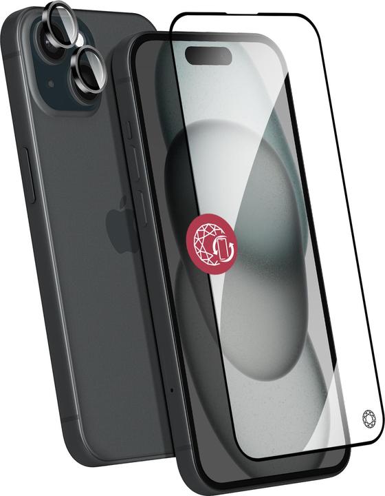 Produktbild Bigben Connected Schutzfolie für iPhone 15 Verreganischer + Kameragläser (1 Stück, Apple iPhone 15)