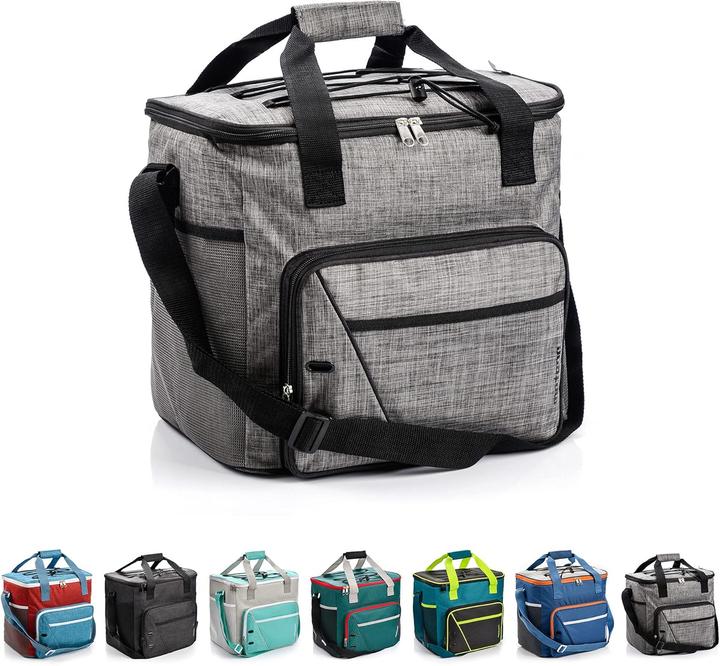 Produktbild Ty Meteor Frosty Kühltasche Grau-Schwarz 74597 (30 l)
