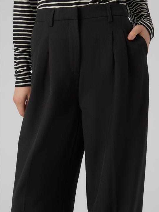 Actual product image Vero Moda VMTROIAN Mittlere Taille Hose Hose mit weitem Beinschnitt (L)