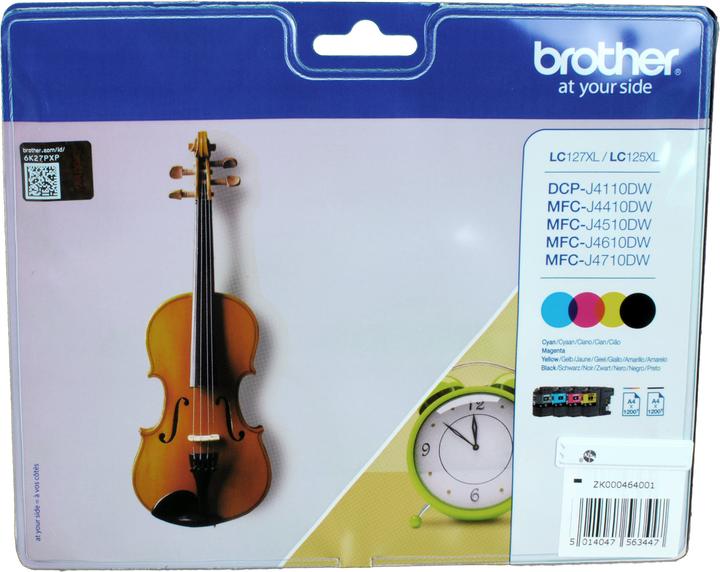 Produktbild Brother LC-127XLVALBP Value Pack (M, BK, Y, C)