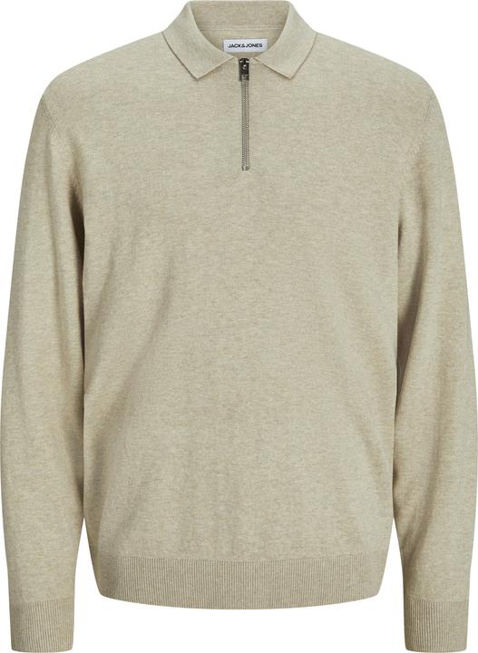 Jack & Jones Jjeemil Knit Polo Half Zip Ls Noos