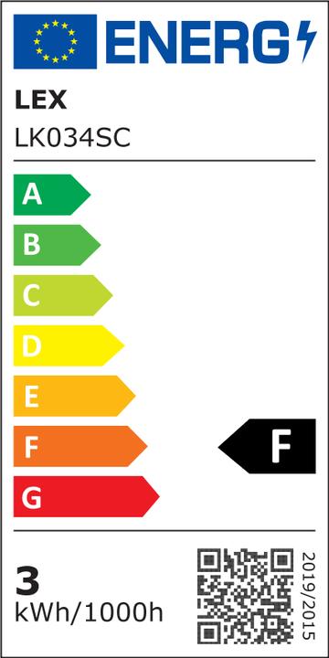 Energy Label Inda-Exclusiv 96 LEDs Santa Claus figure / Father Christmas acrylic IP44 for indoors and outdoors