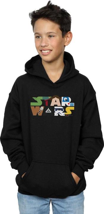 Produktbild Star Wars Character Logo Kapuzenpullover Jungen (152, 158)
