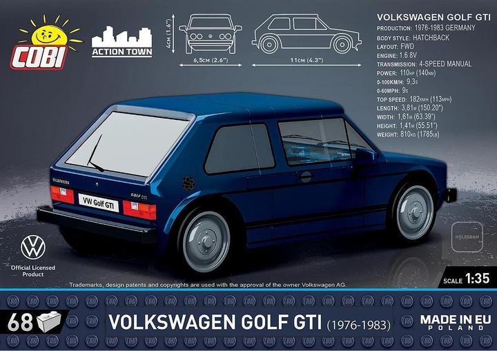 Produktbild Cobi Volkswagen Golf GTI (1976-1983)