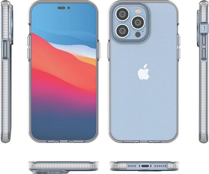 Image du produit Hurtel Spring Case case pour iPhone 14 Pro Max couverture silicone avec cadre noir (Apple iPhone 14 Pro Max)
