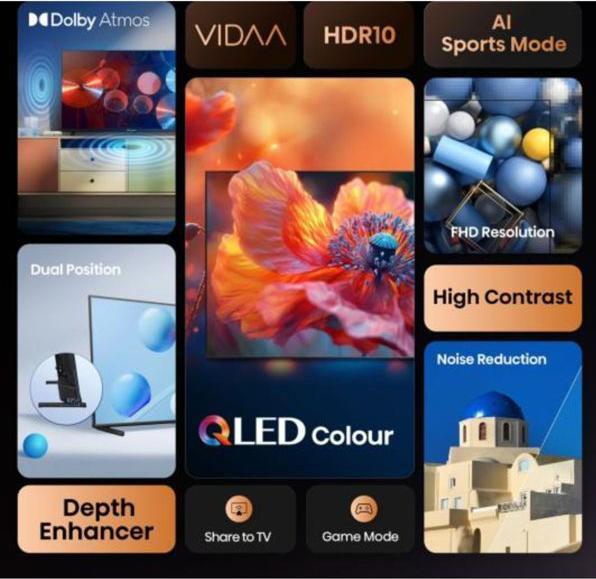Immagine prodotto Hisense TV 32A5Q (32", QLED, Full HD, 2025)