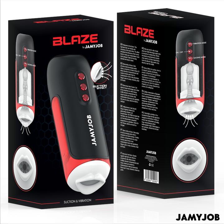 Produktbild Jamyjob Blaze Automatischer Mundmasturbator 5 Saugband Vibrationsmodi