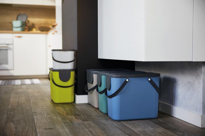 Actual product image Rotho Albula recycling bin 40 l, anthracite (40 l)