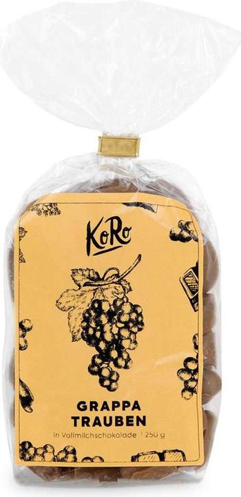 Immagine prodotto KoRo Uva (solforata) con grappa in cioccolato al latte (1 pz., 250 g)