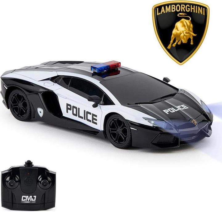 Produktbild Tonino Lamborghini Ferngesteuerter Rennwagen Aventador Die Police Band