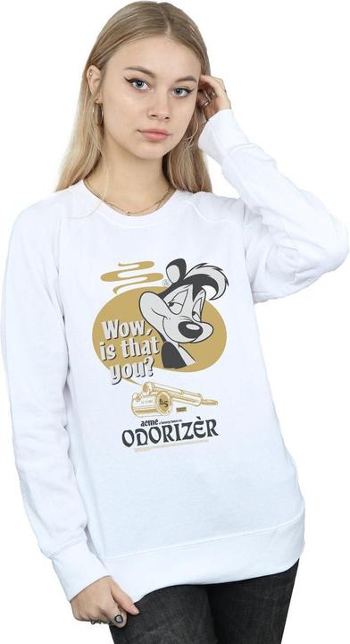 Actual product image Looney Tunes Womens/Ladies Odorizer Pepe Le Pew Sweatshirt (XXL)