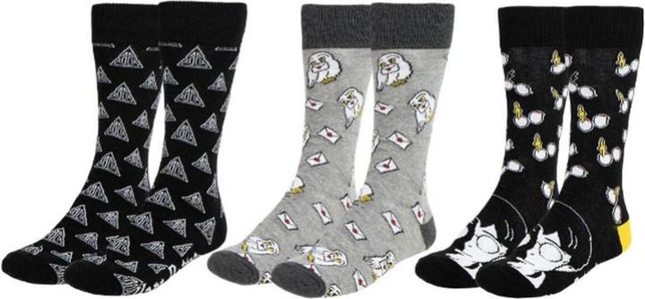 Image du produit Cerdá Lot de 3 chaussettes Harry Potter 38-45 (Lot de 3, 38 - 45)