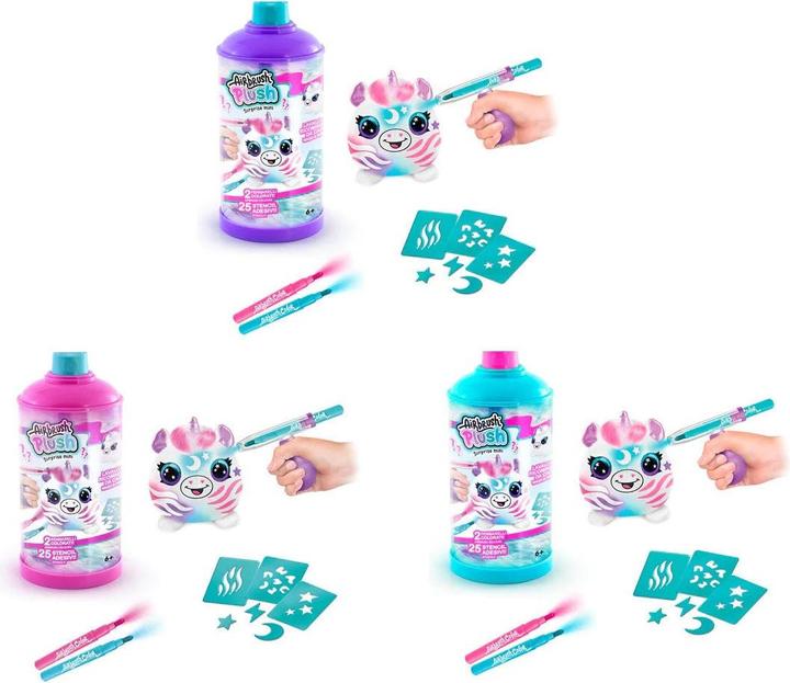 Actual product image Rocco Giocattoli Airbrush Plus Mini Mystery Kit In Cdu Da 6 Pz
