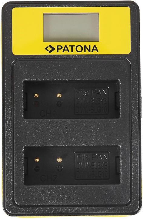 Produktbild Patona Ladegerät Smart Dual LCD USB Panasonic DMW-BLG10 (Ladegerät)
