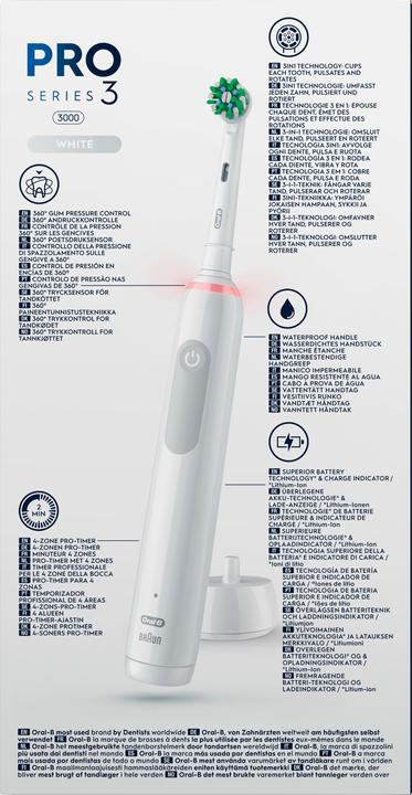 Image du produit Oral-B Pro 3 3000 (Brosse à dents oscillo-rotative)