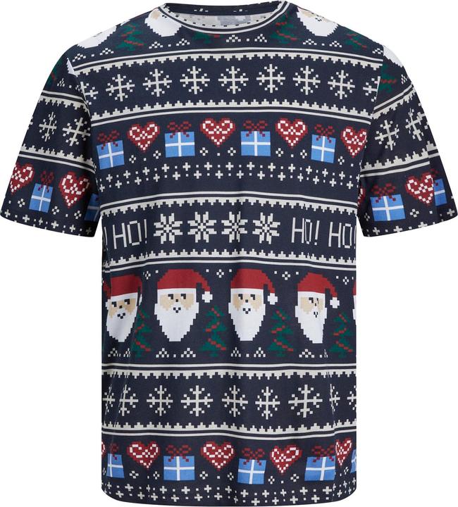 Produktbild Jack & Jones Jorxmas Aop Tee Ss Crew Neck Jnr (140)