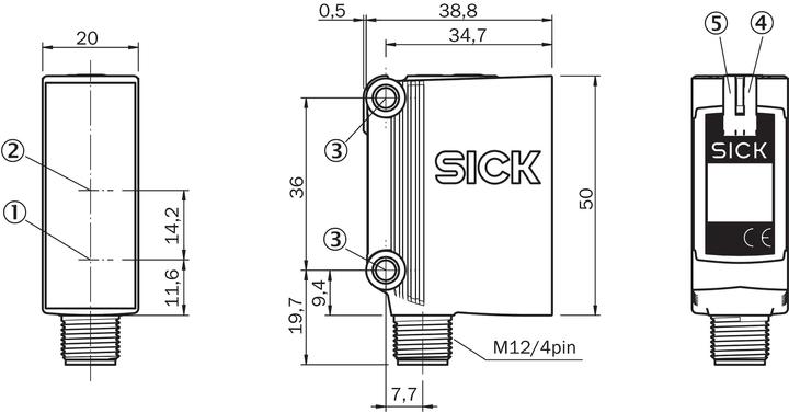 Produktbild Sick Reflexionslichtschranke (12 m)