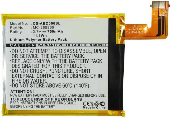 Immagine prodotto AGI Batteria compatibile con Amazon Kindle 4 - Batteria - 890 mAh