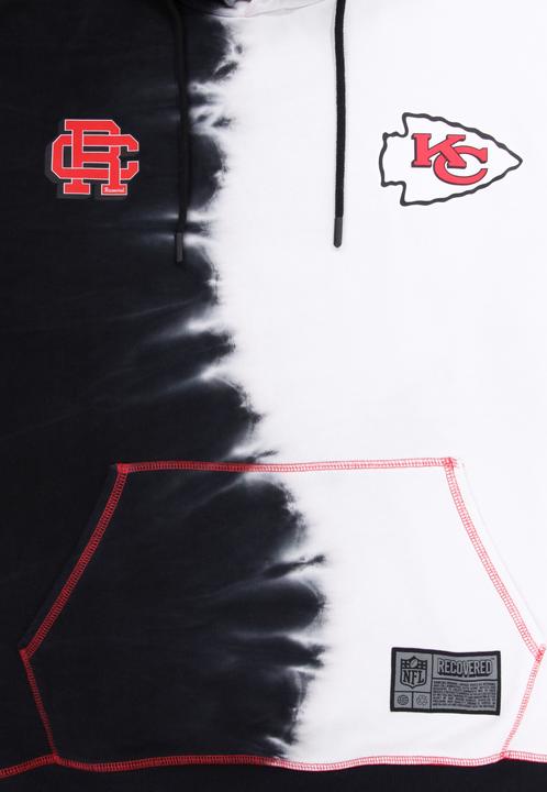 Immagine prodotto Recovered Felpa con cappuccio in pile Re:covered - INK DYE Kansas City Chiefs - XL (XL)
