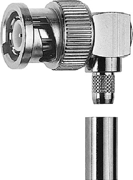 Image du produit Telegärtner Connecteur BNC coudé à sertir G05 50 ohms, à souder/à sertir, A0505, G05 (RG-223/U)