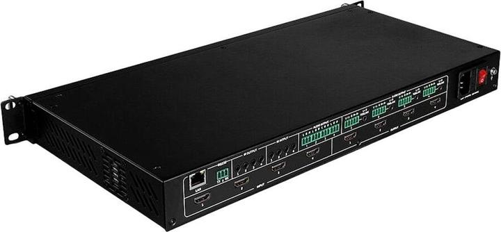 Immagine prodotto Lindy Matrice 4x4 HDMI 4K60 con scalatura del video wall Commutazione ininterrotta tra 4 display e 4