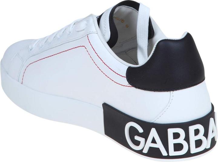 Produktbild Dolce & Gabbana portofino sneakers in white leather (39)