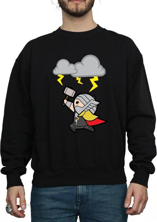 Immagine prodotto Kawaii Thor God Of Thunder Felpa Uomo (XL)