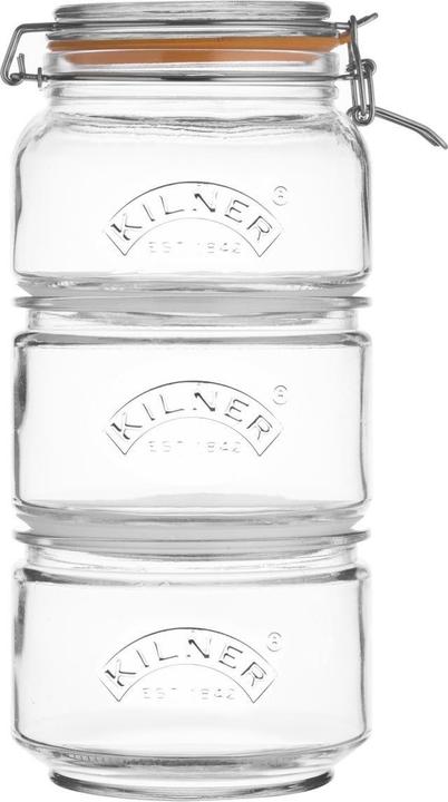 Immagine prodotto Kilner Set di vasetti di vetro conservabili 3 pezzi (3 pz., 0.90 l)