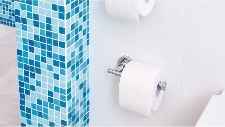 Actual product image tesa LUUP WC replacement roll holder incl. adhesive solution without drilling