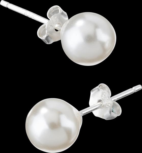 Produktbild dm ebelin Ohrstecker Perle 925 Silber