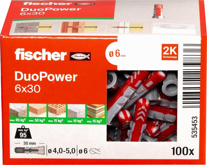 Actual product image Fischer Universal plugs (100 pcs.)