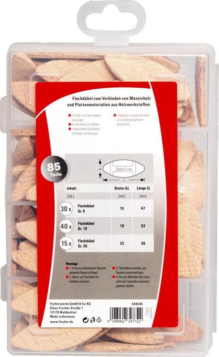 Immagine prodotto Fischer Aiuto pratico Anatre piatte (85) (85 pz.)