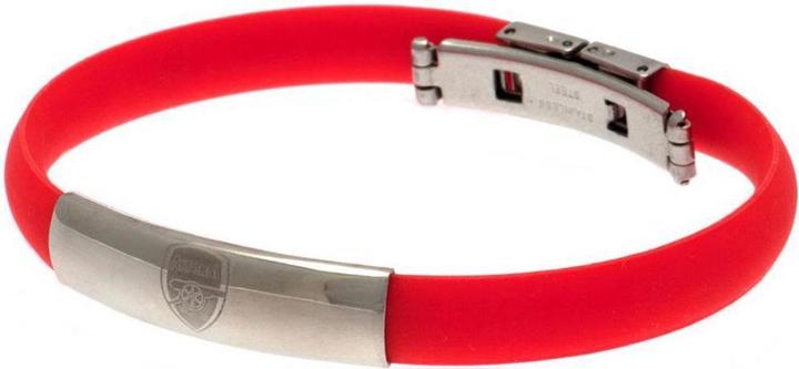 Arsenal FC farbiges Silikonarmband (100% Silikon)