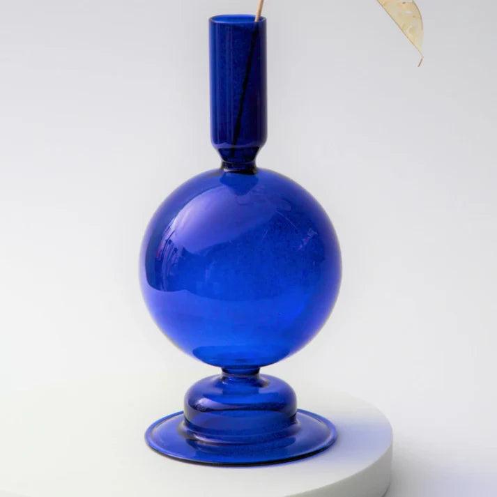 Produktbild Alopini Kreative und minimalistische Klarglas-Kerzenhalter, Glas lackiert Vase Kunsthandwerk Kerzenhalter