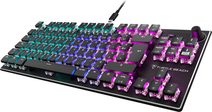 Produktbild Turtle Beach Vulcan TKL AIMO Gaming-Tastatur, Red Switch (DE, Kabelgebunden)