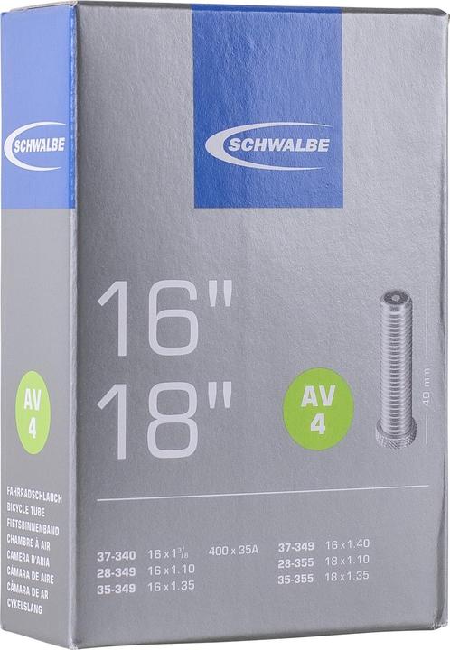Actual product image Schwalbe No. 4 AV4 (Schrader (AV), 16", 40 mm)