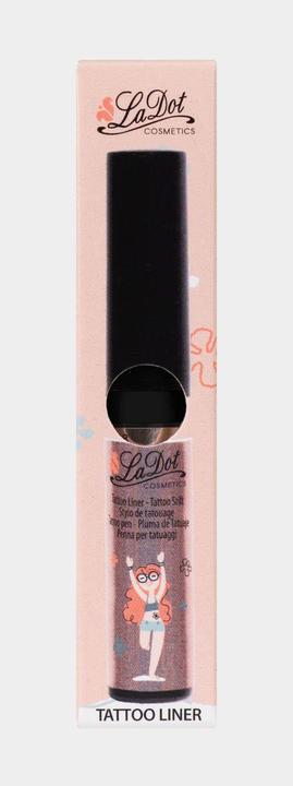Actual product image La Dot Cosmetics Felt Pen Cosmetics Tattoo Liner black