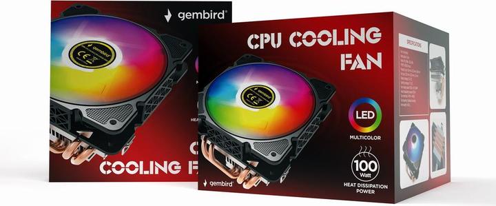 Immagine prodotto Gembird CPU-HURACAN-ARGB-X140 (120 mm)