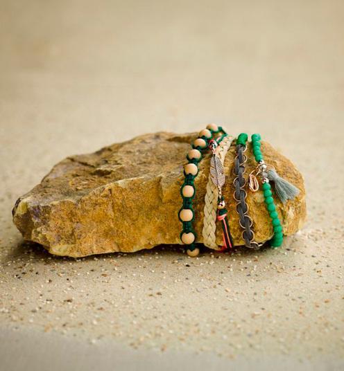 Produktbild Topp Boho-Schmuckset Hope & Dreams (Grün)