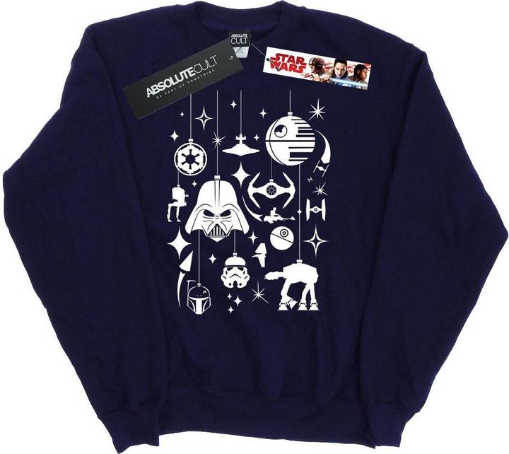 Actual product image Star Wars Mens Christmas Decorations Sweatshirt (XXL)