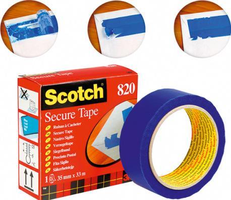 Produktbild Scotch Siegelband x 33m blau (350 mm)