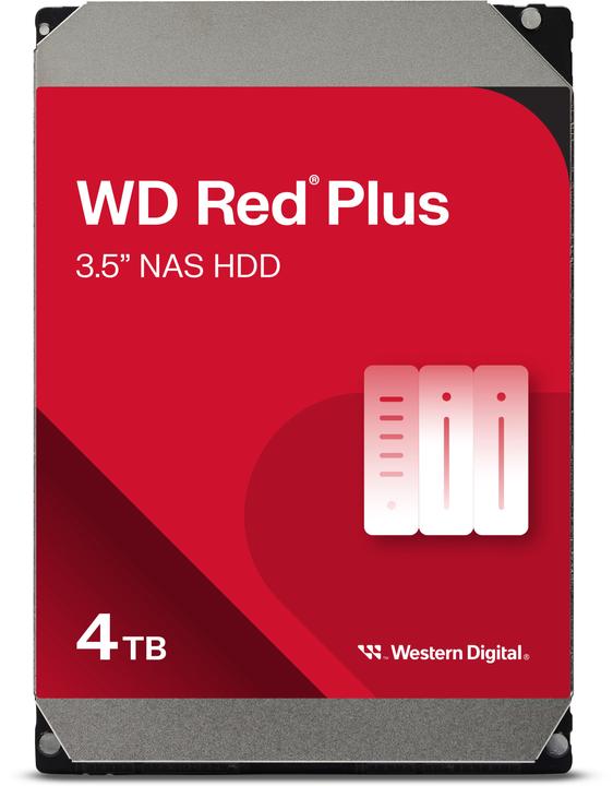 Actual product image WD Red Plus (4 TB, 3.5", CMR)