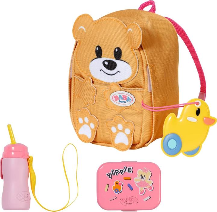 Actual product image Zapf Creation Baby Annabell doll changing bag with changing mat, nappy and 2 jars