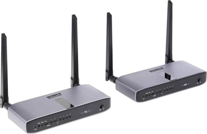 SpeaKa Professional SP-HWE-800 HDMI draadloze transmissie (set) 150m 5180MHz, 5240MHz 1920 x 1080 Pixel S (150 m, Audio retourpad)