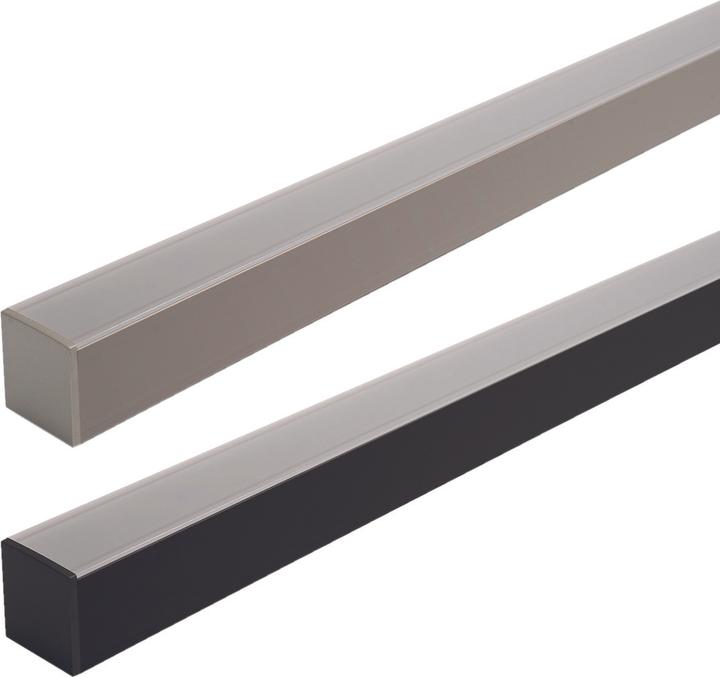 Produktbild L&S LED Anbauprofil Mec Ice mit Lichtblende
